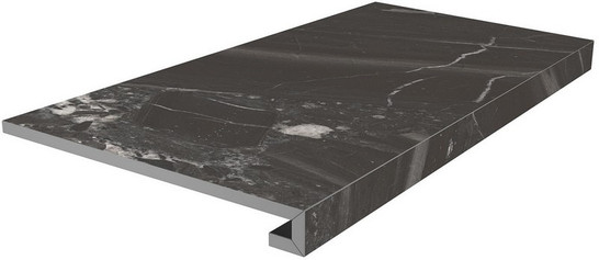 Ступень SG850790R/GCF клееная Риальто Чёрный матовый 33x80x0,9 керамогранит Kerama Marazzi фото Ступень SG850790R/GCF клееная Риальто Чёрный матовый 33x80x0,9 керамогранит Kerama Marazzi