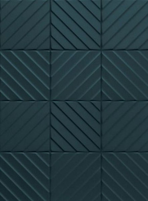 Настенная плитка 4D Diagonal Deep Blue керамическая