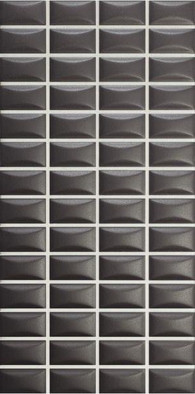 Настенная плитка 3D Bars Bevel Onix Matt 12.5х25 Wow 3d, матовая, рельефная (структурированная) керамическая УТ-00048737