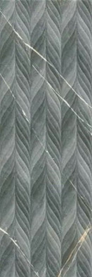 Настенная плитка 3197 Minoos Dark Rustic Blue 43х107 Sina Tile глянцевая керамическая УТ000030463