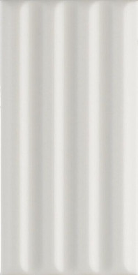 Настенная плитка WigWag White 7,5x15 41ZERO42 глянцевая, рельефная керамическая 4100321