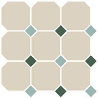 Керамогранит 4416 OCT13+18-A White 16/Turquoise 13 + Green 18 Dots 30x30 напольный матовый