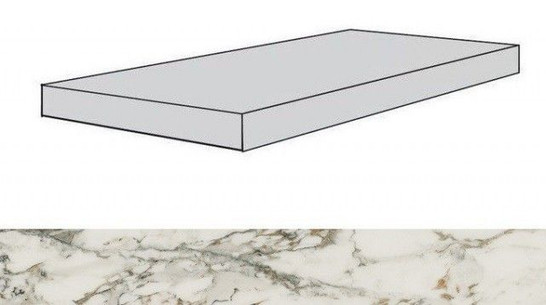 Ступень угловая Allure Capraia Scal.80 Ang.Dx Lap/Аллюр Капрайя 80 Правая Шлиф 33x80 лаппатированная керамогранит фото Ступень угловая Allure Capraia Scal.80 Ang.Dx Lap/Аллюр Капрайя 80 Правая Шлиф 33x80 лаппатированная керамогранит