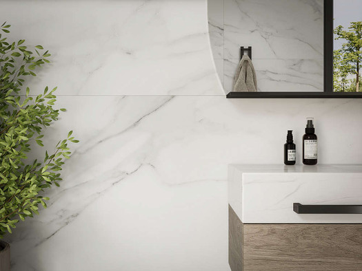 Керамогранит Marmara White Белый PG 11 60x120 Gracia Ceramica глазурованный, матовый универсальная плитка 10400001374