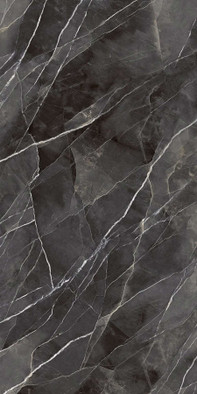 Керамогранит Calacatta Black Bocciardato Book Match B Laminam 162х324 матовый универсальный LAMF0M0216_IT