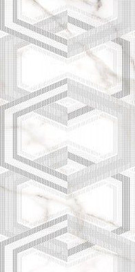 Декор DWU09GRG017 Grigio 24.9х50 глянцевый керамический