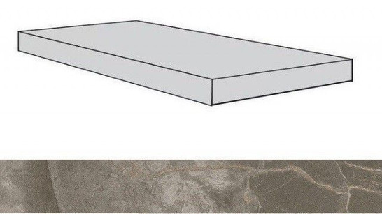 Ступень угловая Allure Grey Beauty Scalino Angolare Sx 33x160 /Аллюр Грей Бьюти Левая 33х160 матовая керамогранит фото Ступень угловая Allure Grey Beauty Scalino Angolare Sx 33x160 /Аллюр Грей Бьюти Левая 33х160 матовая керамогранит