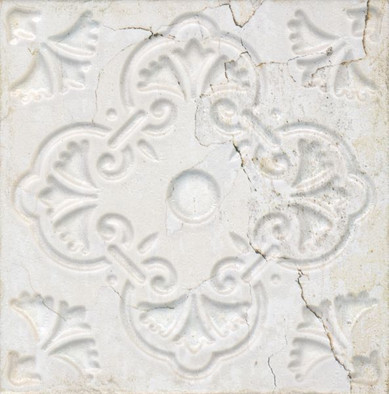 Настенная плитка Aged White Ornato керамическая