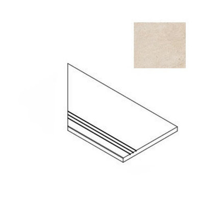 Ступень угловая Forte Dei Marmi Rock Siberian Ivory Gradino Lineare Ang. Sx 30x60 керамогранит матовая Atlas Concorde 620040000211