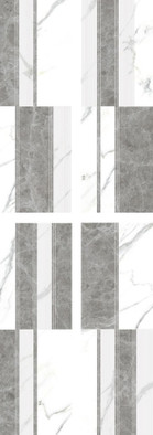 Декор Calacatta Decor Combi Rectificado  30х90 Novacera глянцевый керамический LE 93909B-F-13/DEC-7