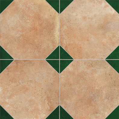 Керамогранит Corcega Green Pre-Cut 45х45 Etili Seramik Patchwork матовый напольная плитка n190315