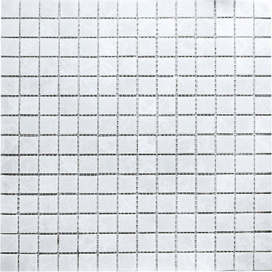 Мозаика 20x20 White Polished (JMST037) 305x305x4, натур. мрамор