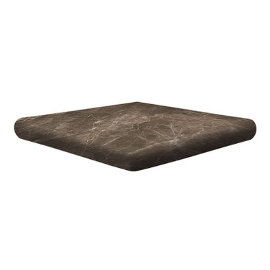 Ступень угловая Exagres Cartabon Nevada Emperador 33x33x4, матовая клинкер