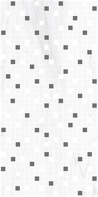 Декор Natura Helias белый 08-03-00-1362 20х40 Laparet глянцевый керамический