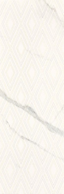 Настенная плитка Livia Bianco Inserto Paradyz Ceramika 25x75 глянцевая керамическая 13172989604