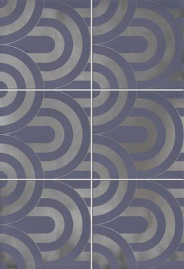 Декор Vives Hanami Takada Indigo Plata 23x33.5 керамический