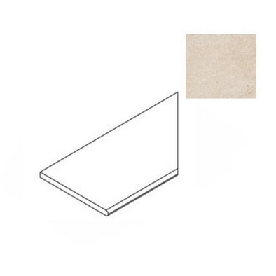 Керамогранит Forte Dei Marmi Rock Siberian Ivory Round Ang. Dx 30x60 Atlas Concorde матовый бортик закругленный правый 620090001219