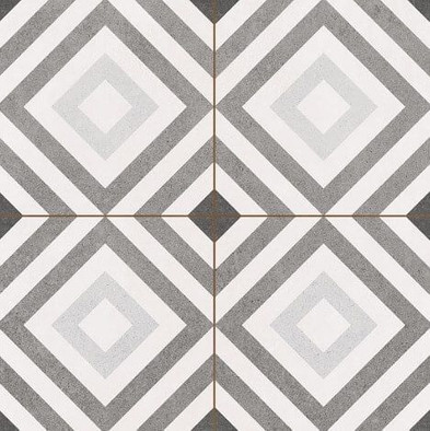Плитка универсальная William 45x45 Silver Pvto.P.R. матовая керамическая