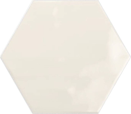 Настенная плитка Hex Ivory Glossy 15x17.3 глянцевая керамическая