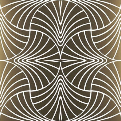 Декор Piuma Ottone Su Bianco Matt 60x60 Petracer`s Swing керамогранит глазурованный, матовый S PIUMA 22-21
