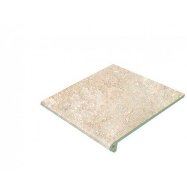 Ступень фронтальная Petra Anti-Slip Round. Beige 30x33 керамогранит антискользящая (grip), матовая Gres de Aragon 00000040528