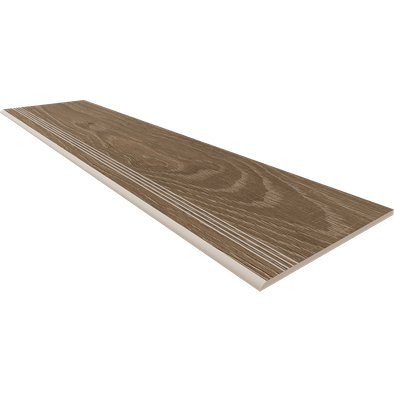 Ступень фронтальная AV03 30x160 Неполированная (с насечками) керамогранит Ametis Estima Alavesa 70682