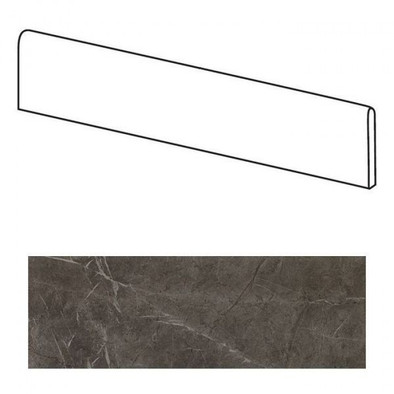 Плинтус Marvel Grey Battiscopa 7.2x60 Atlas Concorde Italy матовый ASLO