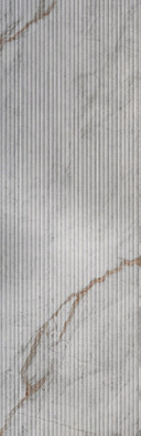 Настенная плитка Имола 866 Рельеф Полоска Мелкая 32.5х100 Eurotile Ceramica матовая, рельефная (структурированная) керамическая