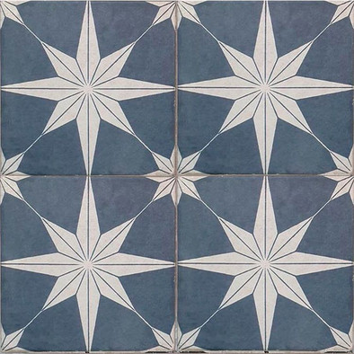 Керамогранит Scintilla Midnight Blue Pre-cut 45x45 Etili Seramik матовый напольный