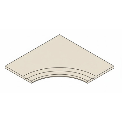 Керамогранит Fossil Pure Bordo 30x120 Svasato Round Italon x2 матовый, структурированный бортик закругленный с выемкой 620090001412