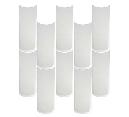 Настенная плитка Tear White Matt (118219) 10х25 Wow матовая керамическая