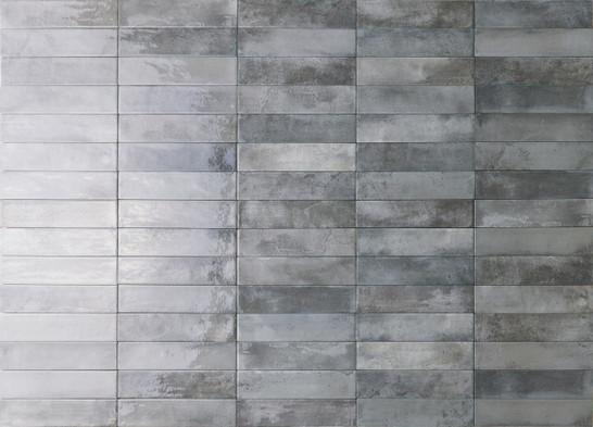 Керамогранит J91280_MojvLightGreyBrick 6х25 RHS глянцевый настенный