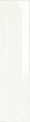 Настенная плитка Refraction Snow 7.5х30 APE Ceramica Reality глянцевая, рельефная (структурированная) керамическая A036323