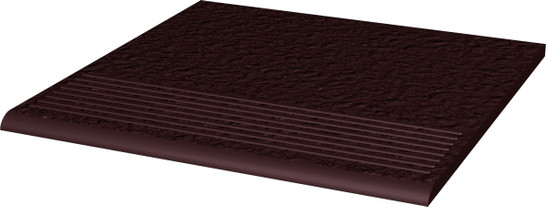 Ступень фронтальная Natural Brown Stopnica Prosta Duro B1a 30x30 клинкер структурированная Paradyz Ceramika 00000085994