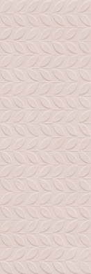 Настенная плитка RA6M Vida Struttura Foglia 3D Rosa Rett 30x90 Marazzi Ragno матовая керамическая УТ-00027988