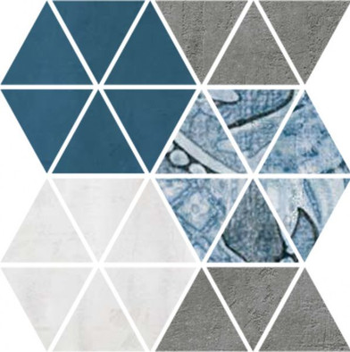 Настенная плитка Mosaico Laterza Grafito керамическая