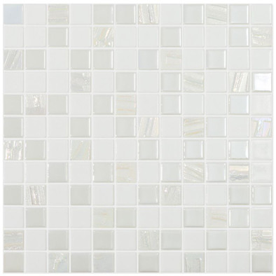 Мозаика Astra White Белый (на сетке)