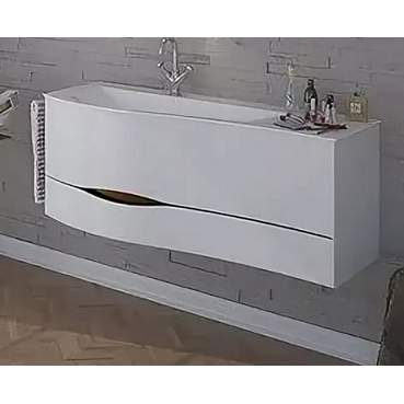 Тумба с раковиной Burgbad Sinea 2.0 SFFQ121L F2800 G0165 C0001*1 120 белый