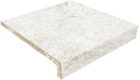 Ступень фронтальная Evolution White stone 1 Rect керамогранит