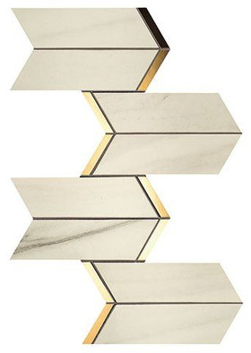Декор Marvel Dream Chevron Bianco Fantastico 17x41.4 керамический фото Декор Marvel Dream Chevron Bianco Fantastico 17x41.4 керамический