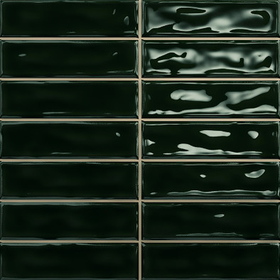 Настенная плитка Sticks Green Intenso 20x20 Absolut Keramika глянцевая керамическая