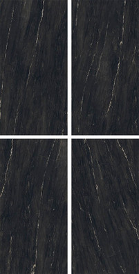 Керамогранит Belvedere Black Soft Matt. Mix (3 вариации) 160х320 Ascale матовый универсальный 09519-0002