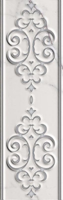 Бордюр Шарм Эво Статуарио Делюкс / Charme Evo Statuario Listello Deluxe керамический