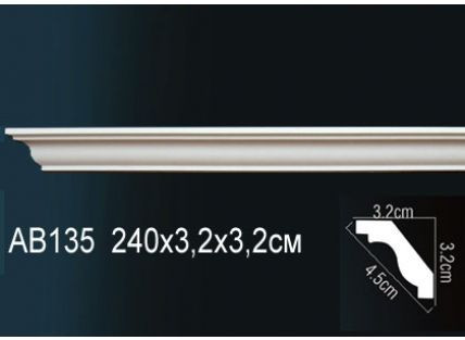 Перфект Карниз потолочный гладкий AB135F
