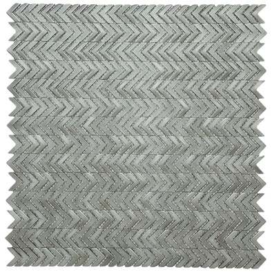 Мозаика Marble Mosaic Aluminium Arrow Metal алюминий 30х30 см, серебро-silver