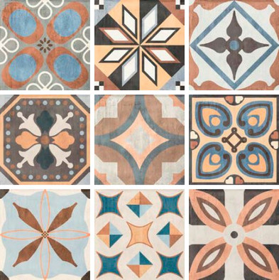 Керамогранит Colors Mix 20x20 универсальный матовый