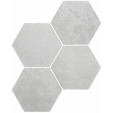 Керамогранит Six Saona Blanco 27x23x0,9 глазурованный матовый Durstone универсальный