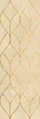 Декор 1664-0157 Миланезе тресс Крема керамический