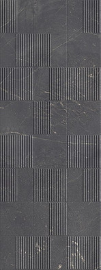 Настенная плитка Queens Marquina 45x120 Porcelanosa Nolita Nyc матовая, рельефная (структурированная) керамическая 38657 фото Настенная плитка Queens Marquina 45x120 Porcelanosa Nolita Nyc матовая, рельефная (структурированная) керамическая 38657