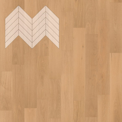 Паркетная доска Lab Arte Chevron Дуб Натур Флора лак французская елка 600/490х110х14/3/45°